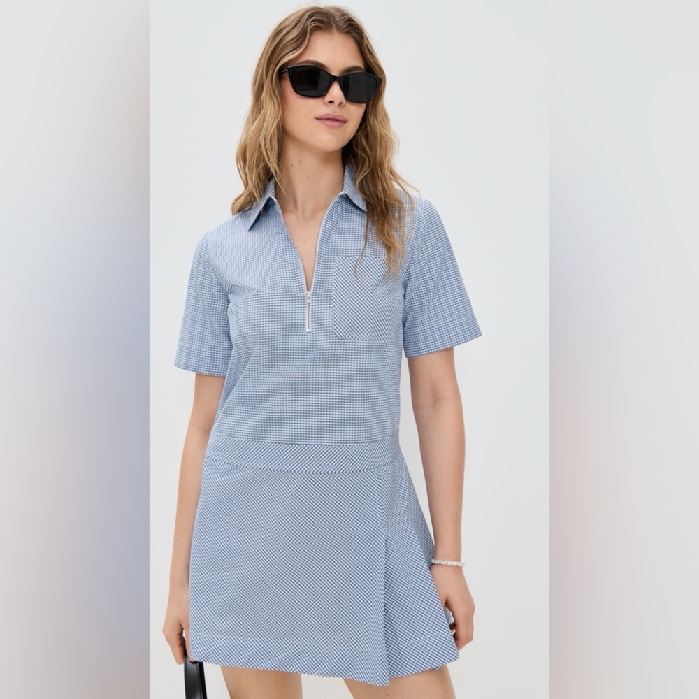 Aligne Yolanda Pleated Mini Dress NWT
